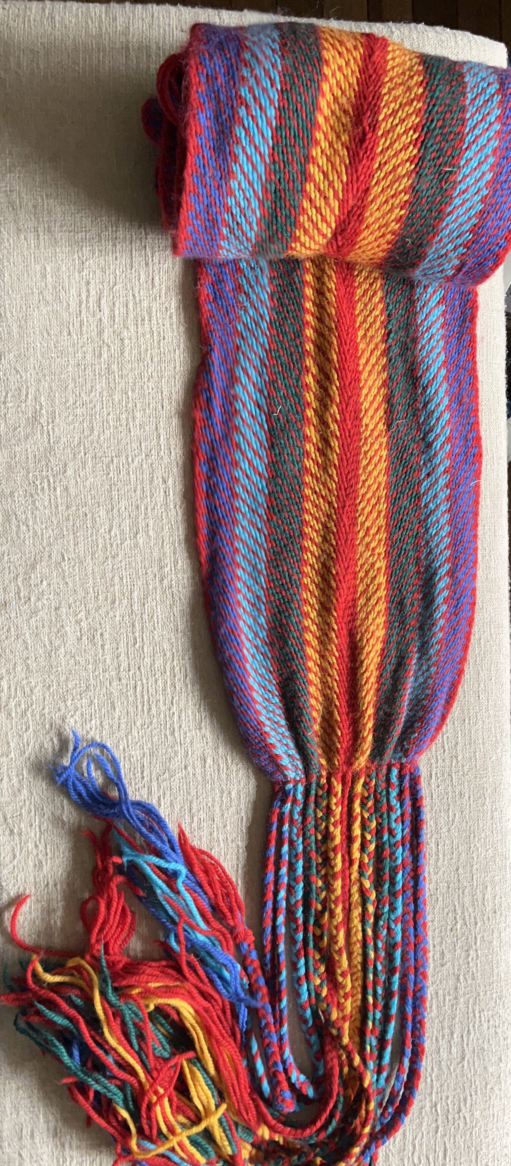 Fingerwoven  sash 1526