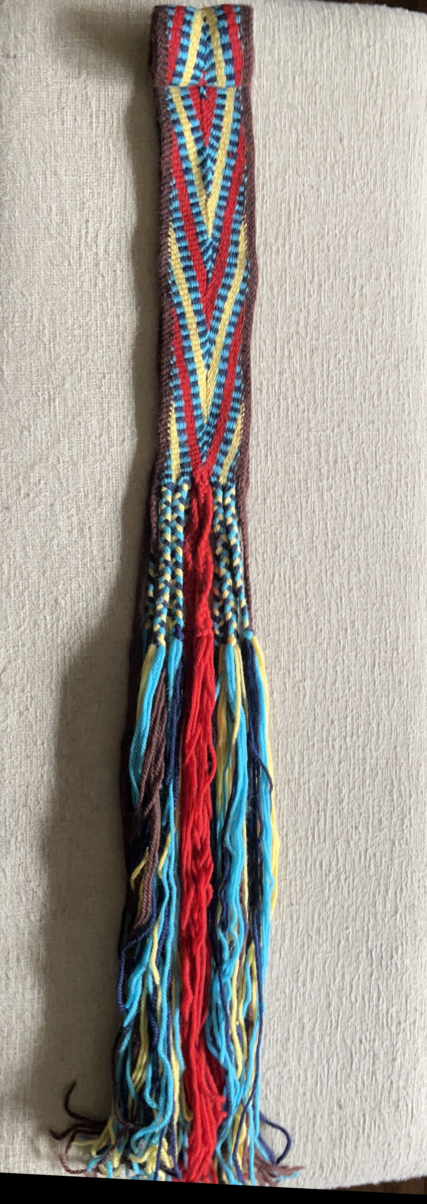 Fingerwoven  sash 1527