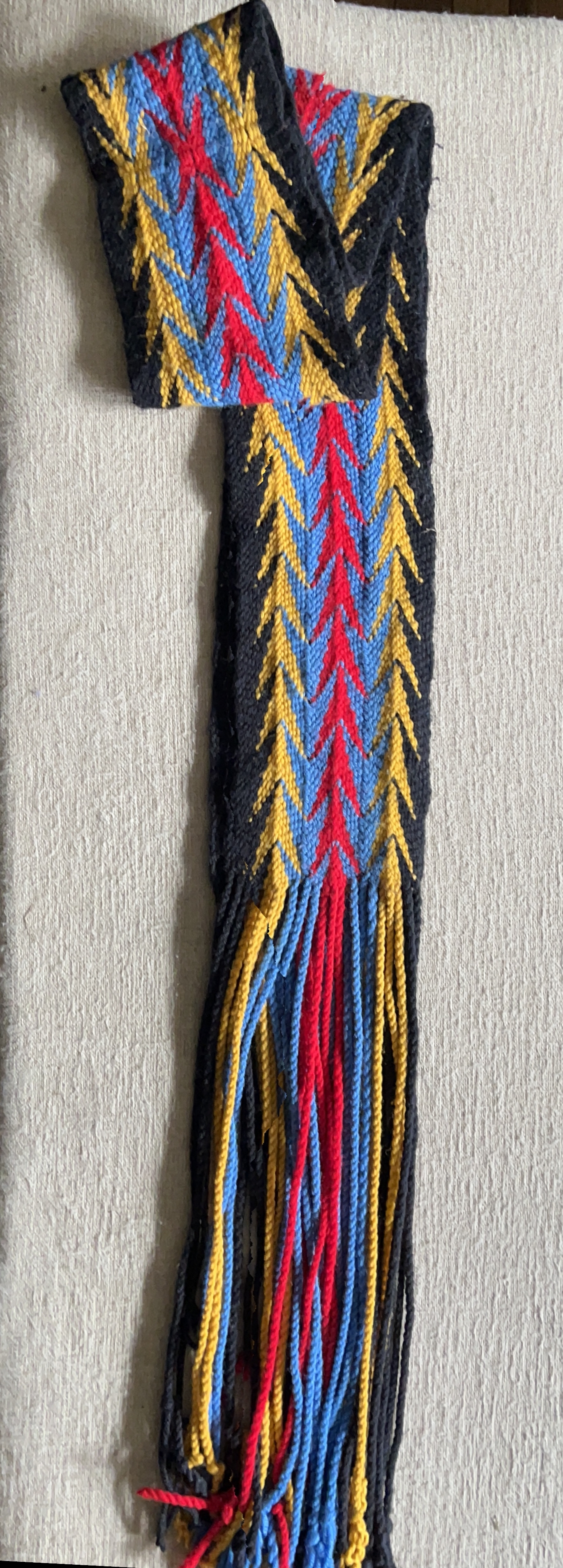 Fingerwoven  sash 1528